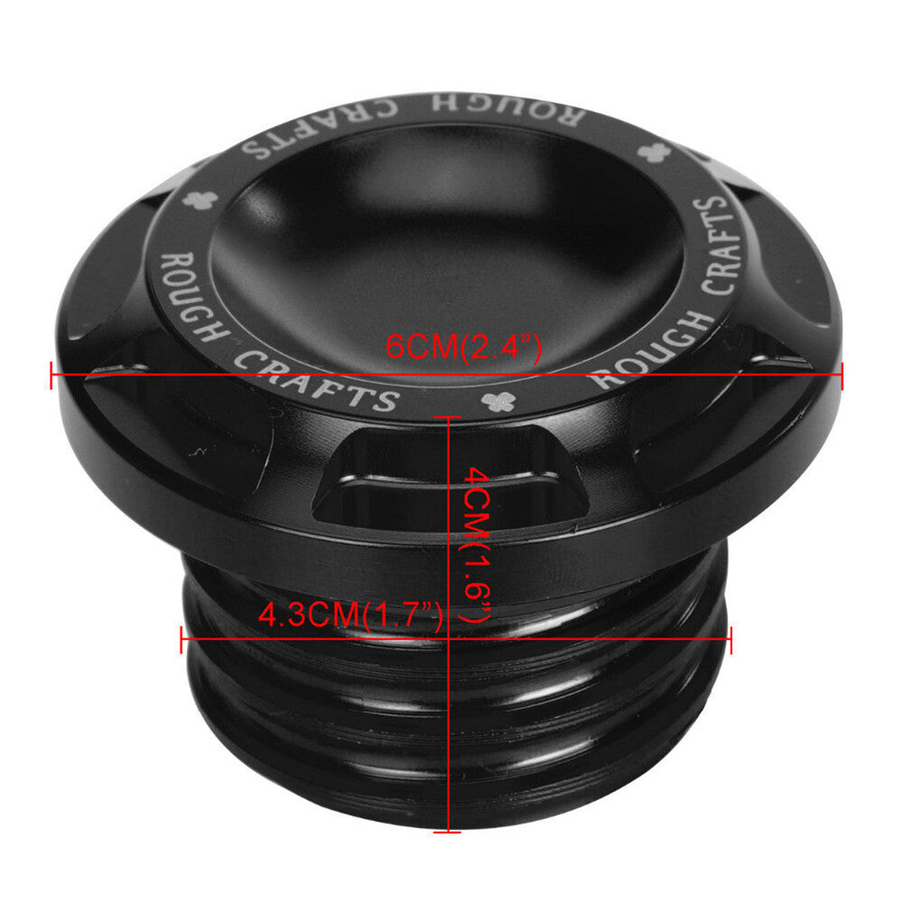 Fuel Gas Cap Oil Tank Cover FIT for Harley Sportster 883 1200 XL883 XL1200 48 72