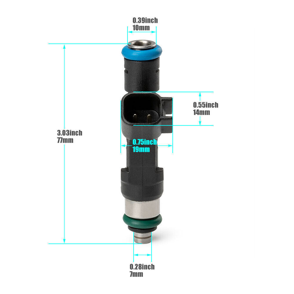 6-piece fuel injector kit 0280158119 suitable for Jeep , for Dodge for Wrangler , for Chrysler 3.3L and 3.8L engines.