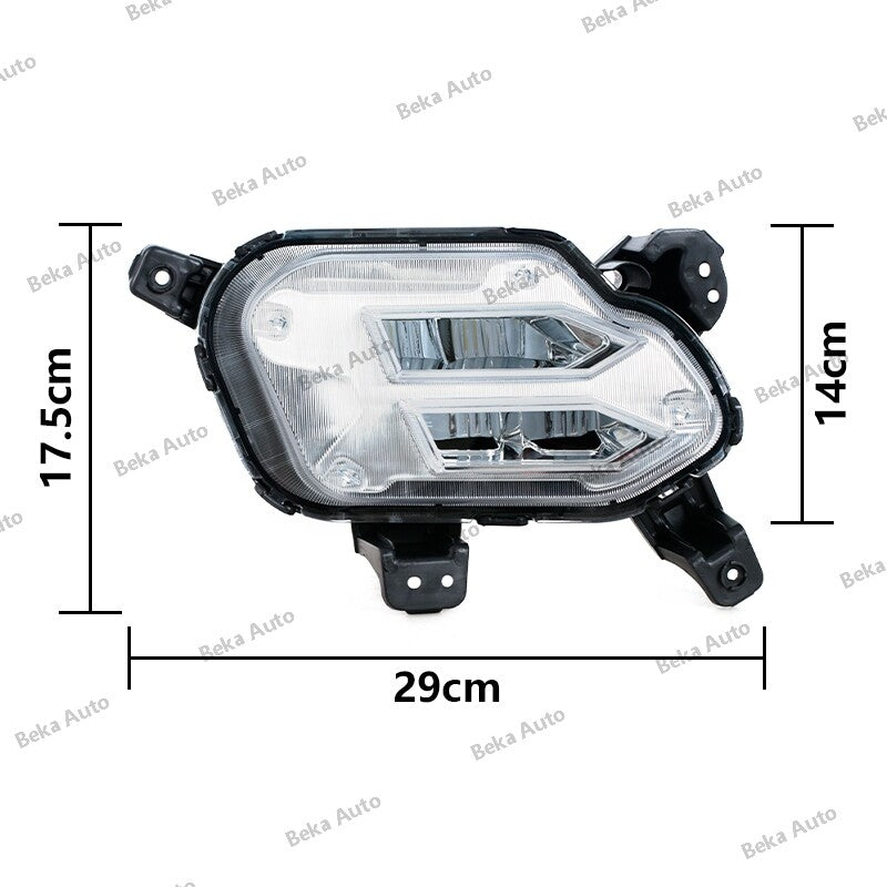Suitable for Kia Sorento 2021 2022 RH Front LED Daytime Running Lights and Fog Lights with Bulbs