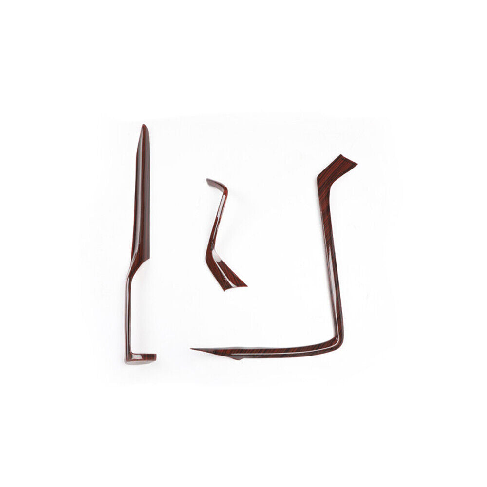 Car Middle Console Dashboard Strip Trim Inner Fit for Lexus RX 2016-20 Red Wood