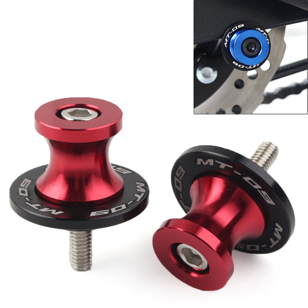 6MM CNC Schwingenspulen Slider f¨¹r for YAMAHA MT-09 FZ09 2013-2022 Motorrad Rot