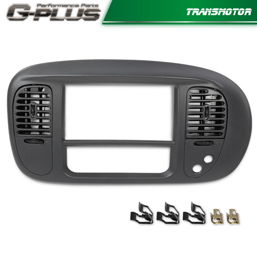 Center Dash radio and air conditioning vents, grey, suitable for 1997-2003 for Ford F150 Expedition.