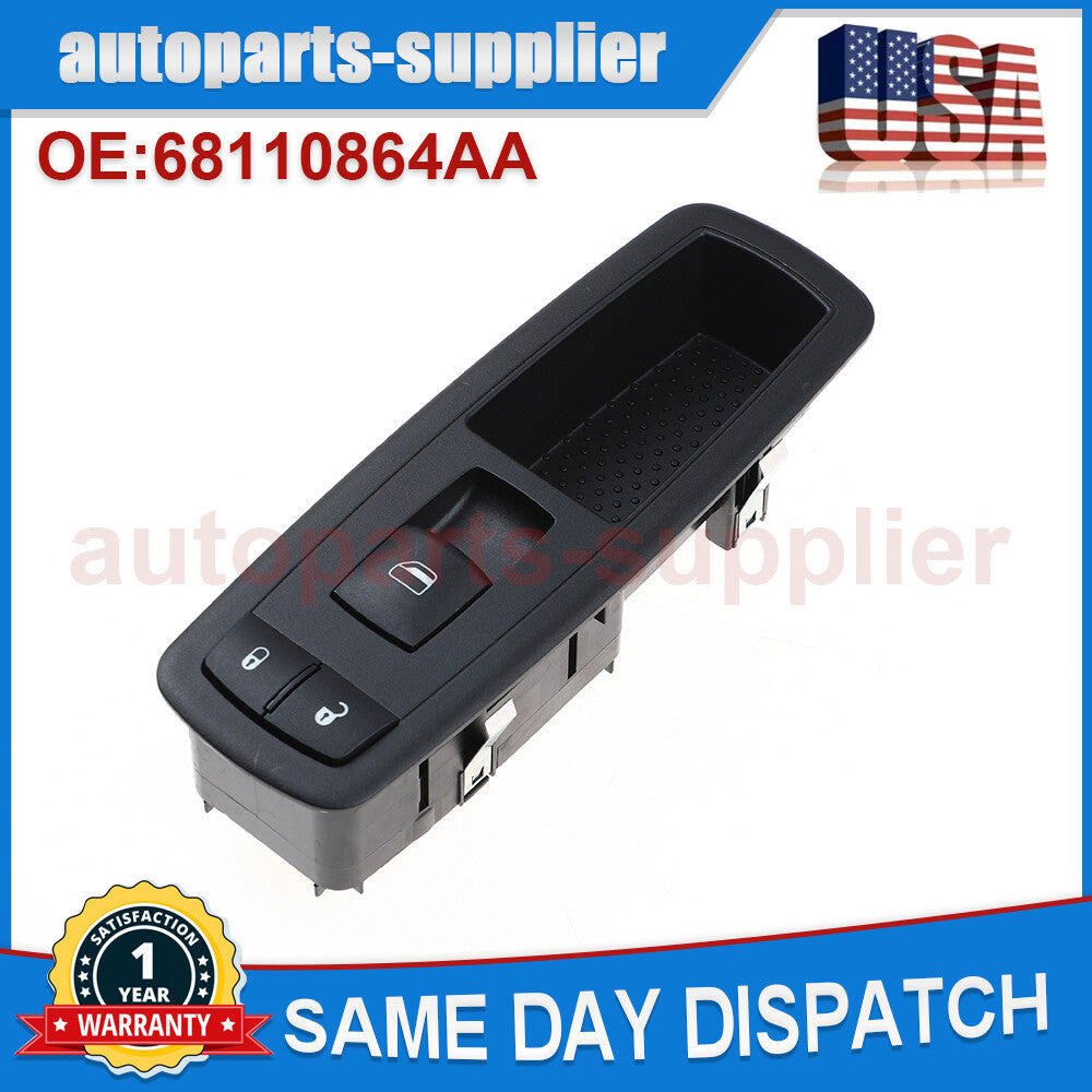 Passenger side window switch 8-pin 68110864AA for Dodge Grand Caravan 2012-2019