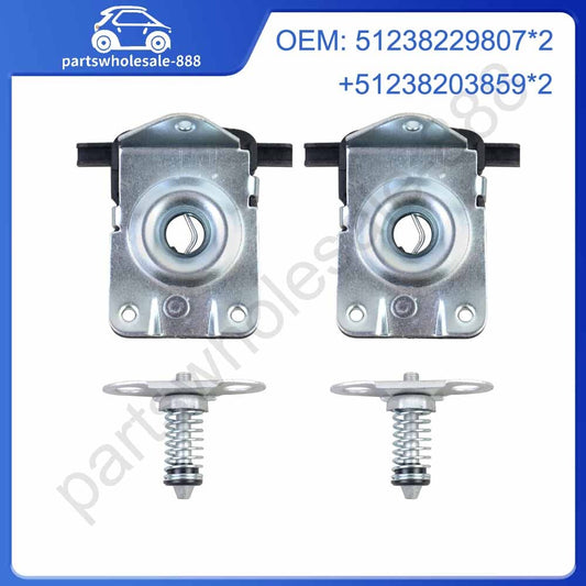 4-piece top, bottom, left, and right latch lock suitable for BMW E46, E39, E52, E53