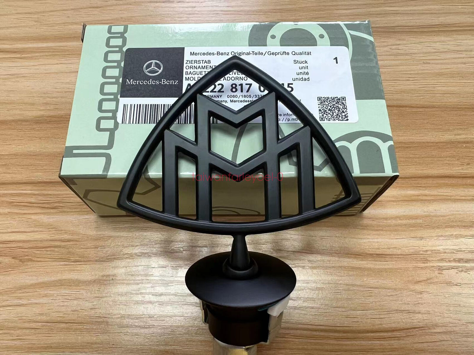 MB-MLS for Maybach Hat Badge Decorative Badge Standing for Mercedes-Benz S500 600 W222