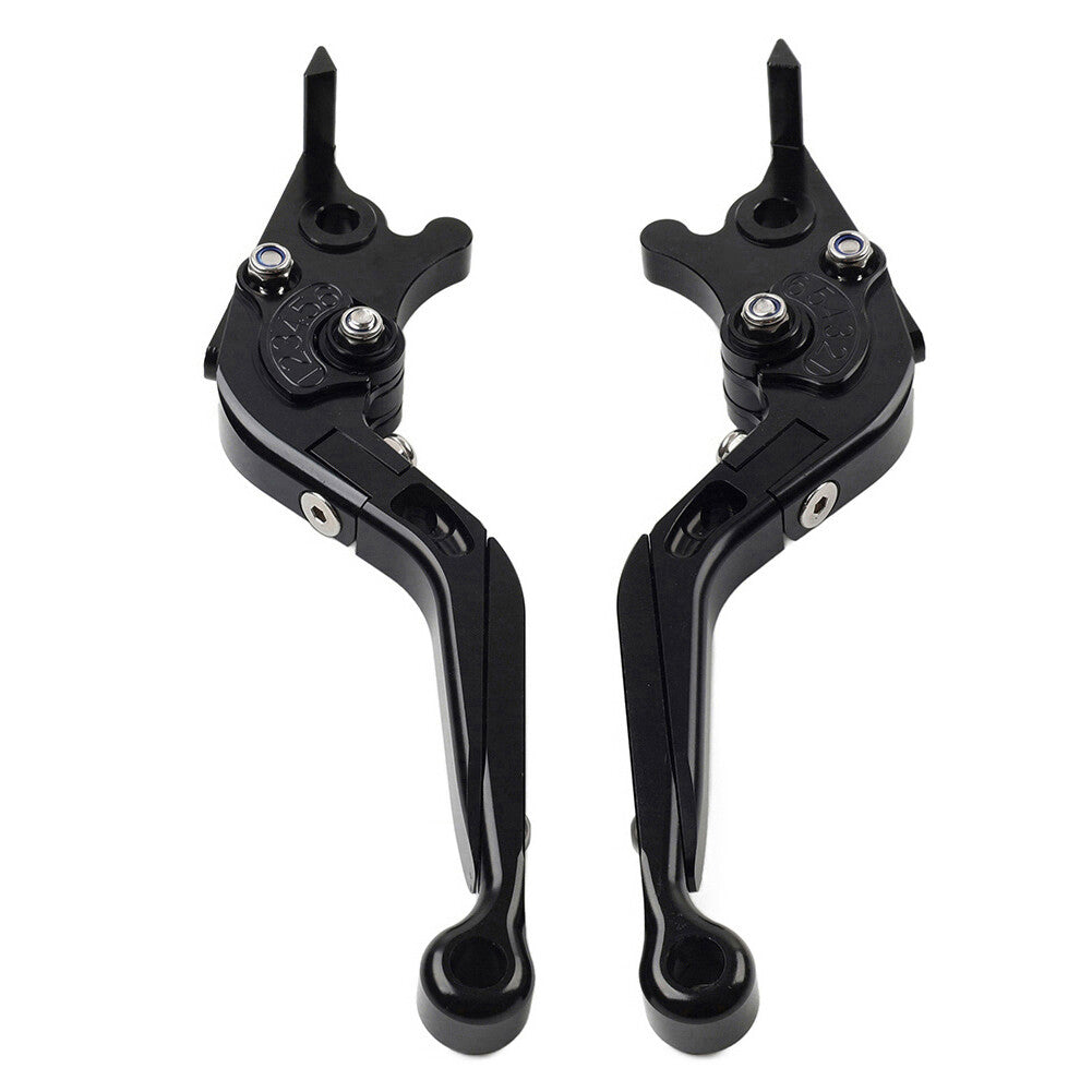Black CNC Folding Extendable Brake Clutch Levers for BMW S1000XR 2015-2021