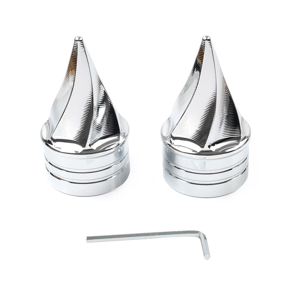 Front Axle Nut Cap Cover FITS for Harley Touring Road Street Glide Softail Sportster