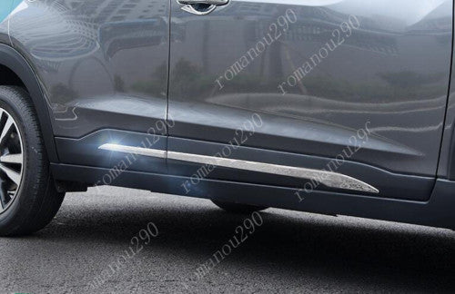 4P for Nissan Kicks 2018-2022 Stainless Chrome Side Door Body Molding Cover Trim