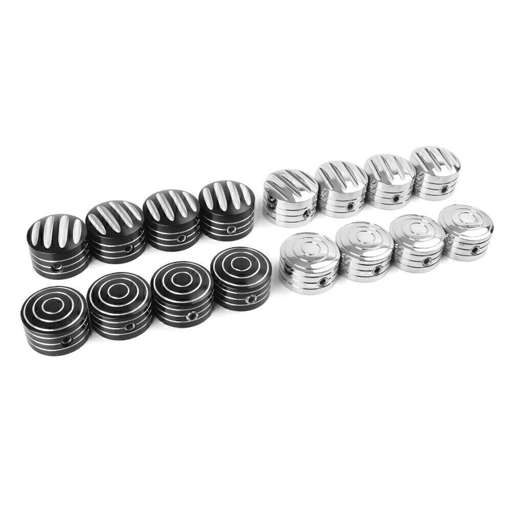 4x Bolt Decorative Cap Fit 1986+ XL 08-13 XR 85-99 Evolution 1340 1999+Twin Cam