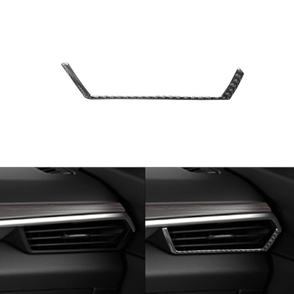 Carbon Fiber Passenger Air Vent Out Frame Cover Trim for Nissan Altima 2019-2022