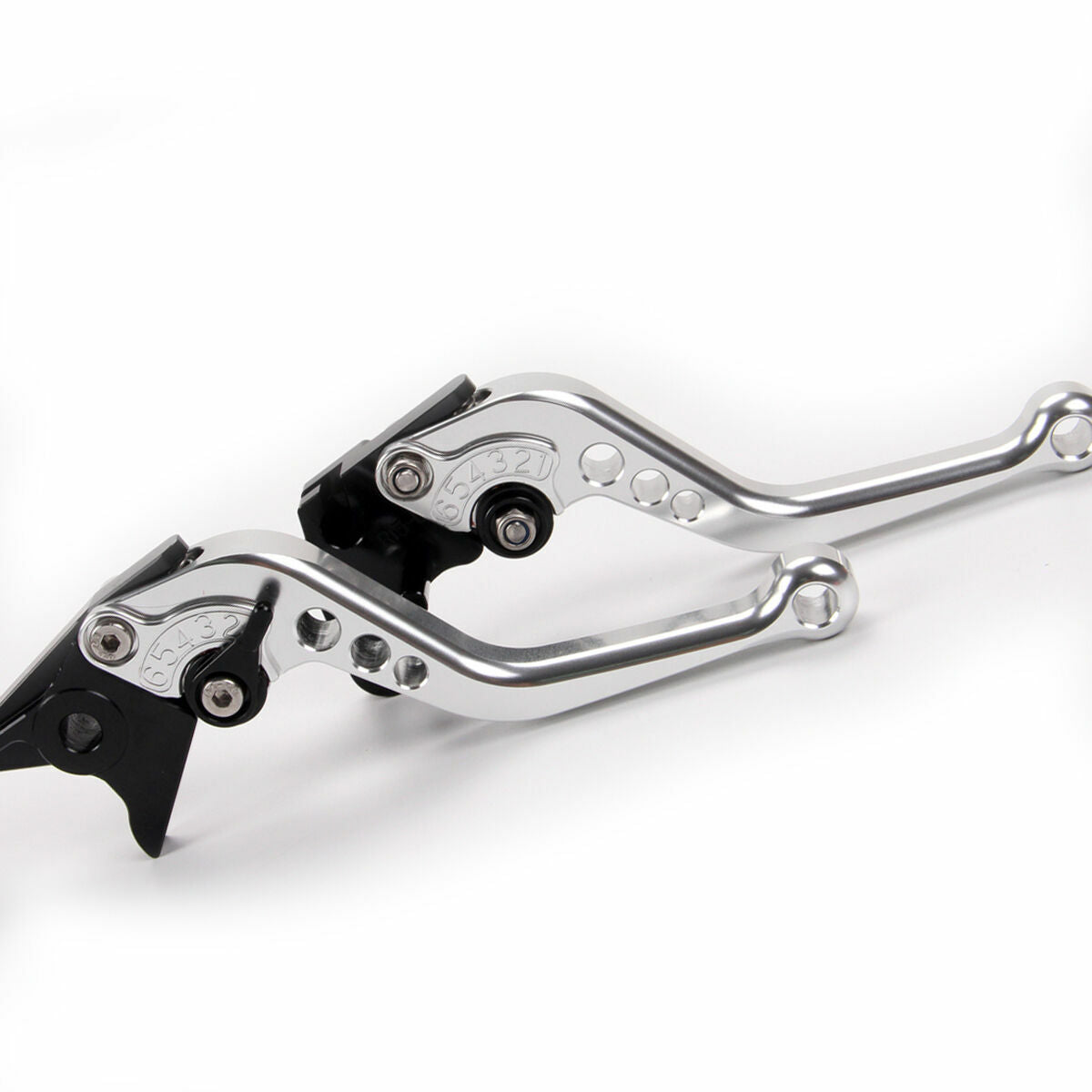 Silver Short Brake Clutch Levers for Yamaha TTR125E 2000-2009 TW200 1996-2000.