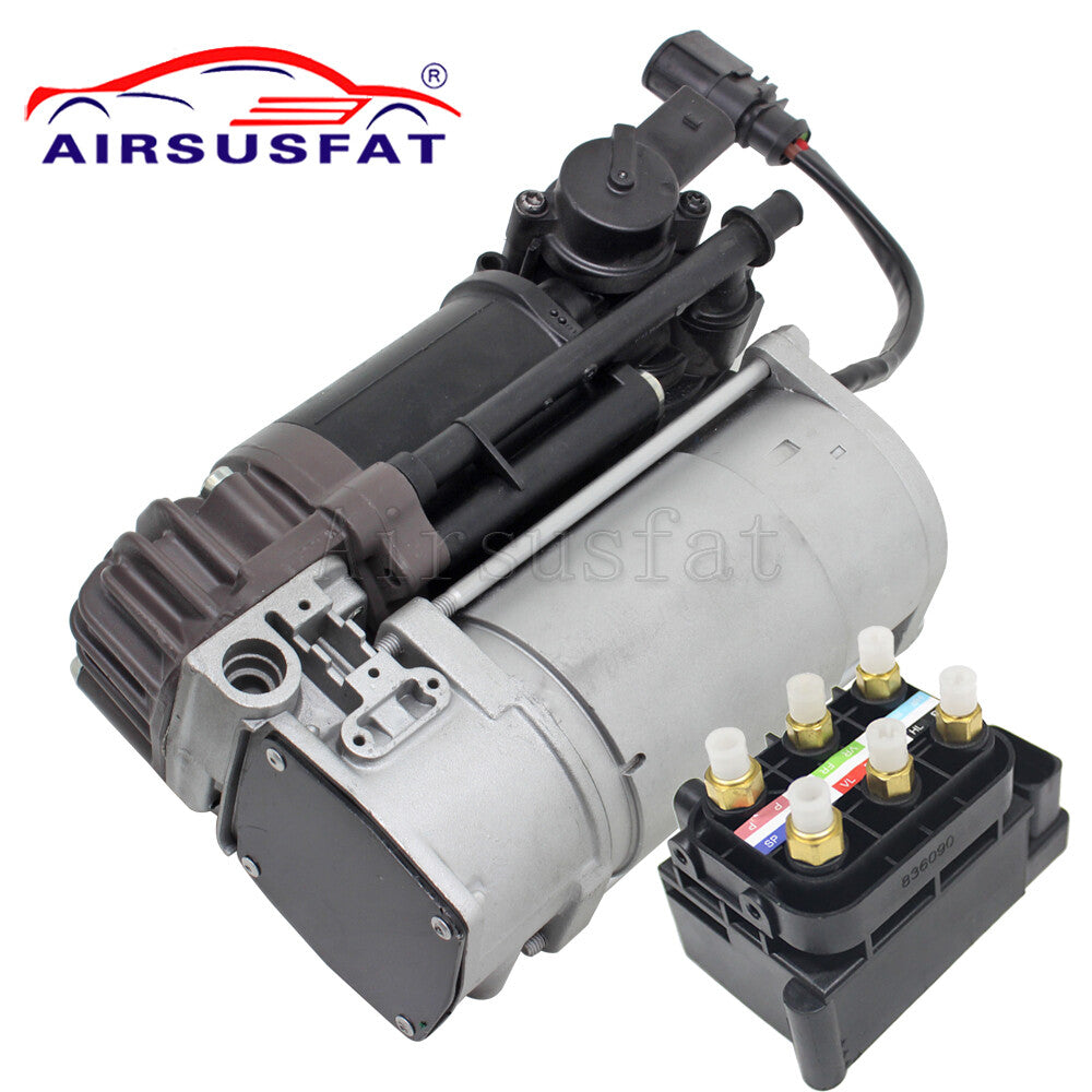 Air suspension compressor + valve for seat for Audi for A8 D4 A6 4G A7 Quattro (2011-17)