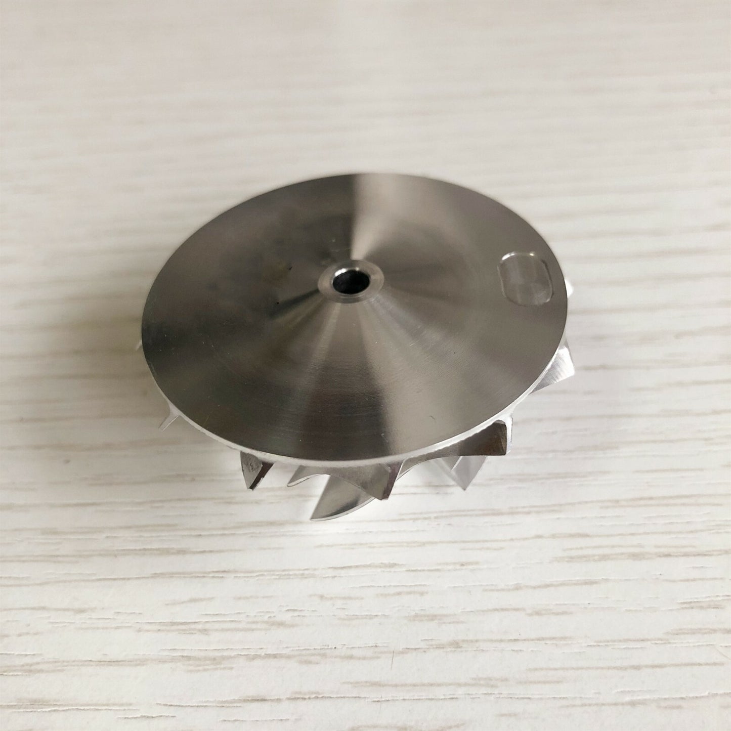 TD03 10T Reverse 35.57/46.00 mm 6+6 Blade Performance Billet Compressor Wheel