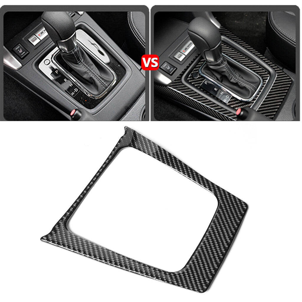 Gearbox Panel Trim Interior Carbon Fiber Sticker for Subaru Forester 2013-2018
