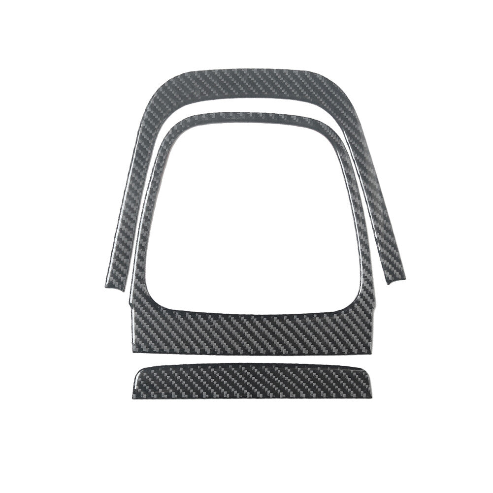3Pcs Carbon Fiber Above Console Storage Cover for Chevrolet Sonic 2012-2016