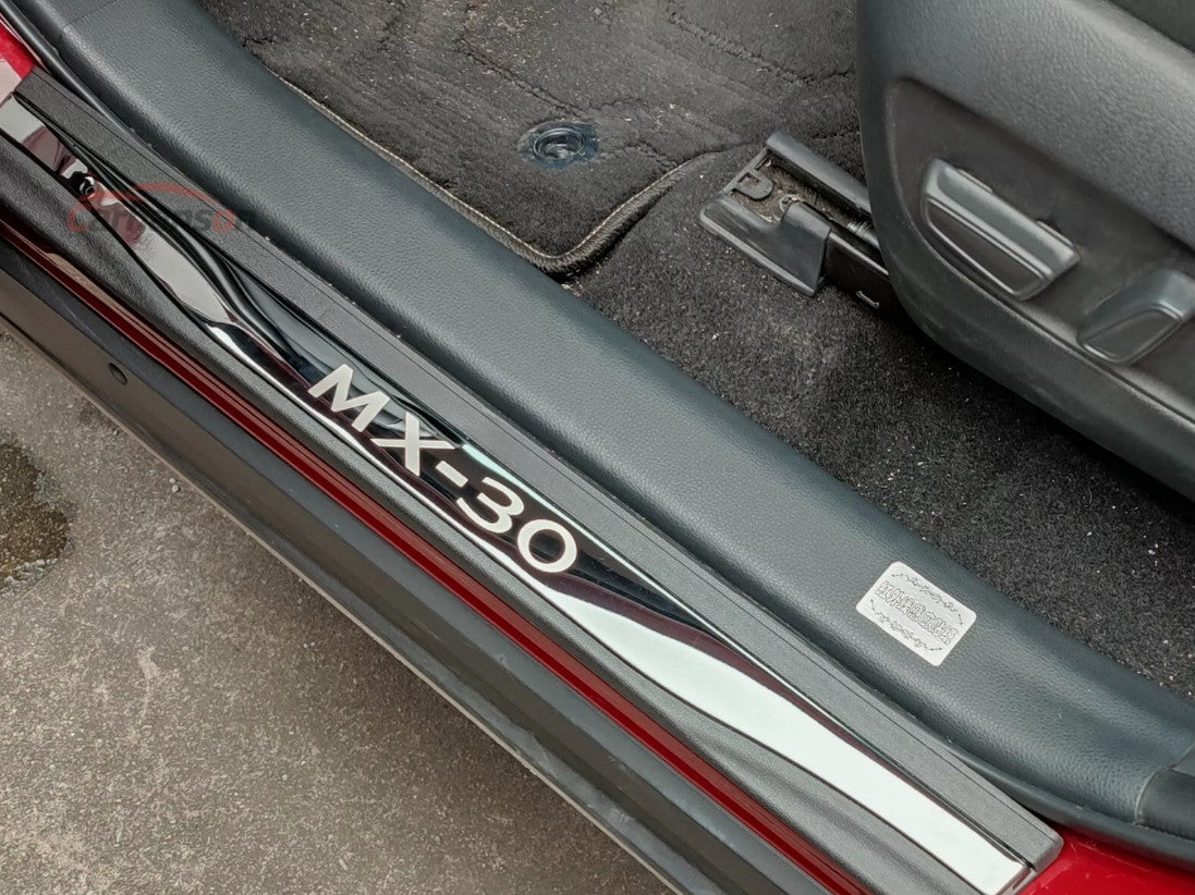 For 2024 for Mazda MX-30 Car Accessories Door Sill Protector Scuff Guard Panel Parts