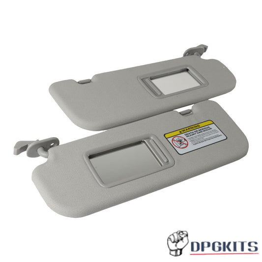 2X Sun Visor W/ Mirror For 2011-2015 for Hyundai for ELANTRA MD852103X000TX 852203X000TX