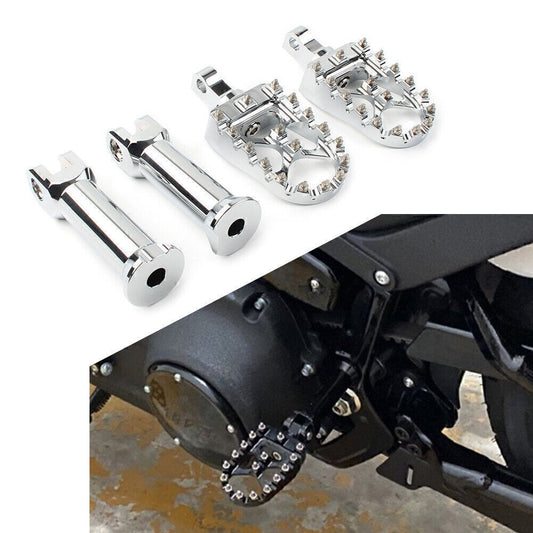 Chrome Rear Foot Peg Bracket Assembly for Harley Softail Street Bob 2018-2020