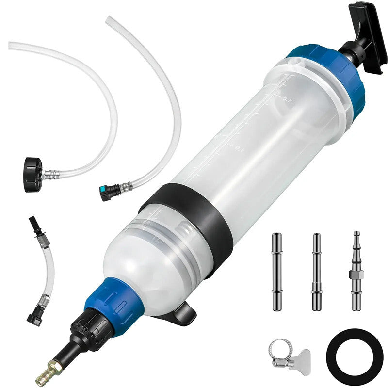 1.5L Car Oil Fluid Extractor Filling Syringe Bottle Fuel Insertion Transfer Pump