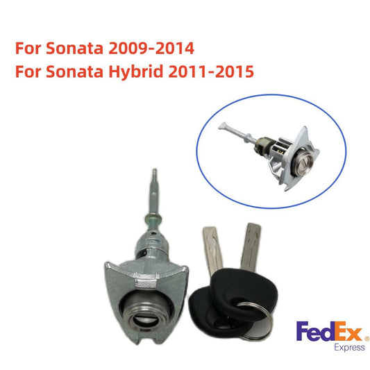 Door Lock Cylinder + 2 Keys for Hyundai Sonata 2009-2014 Driver Side 81970-3SA00