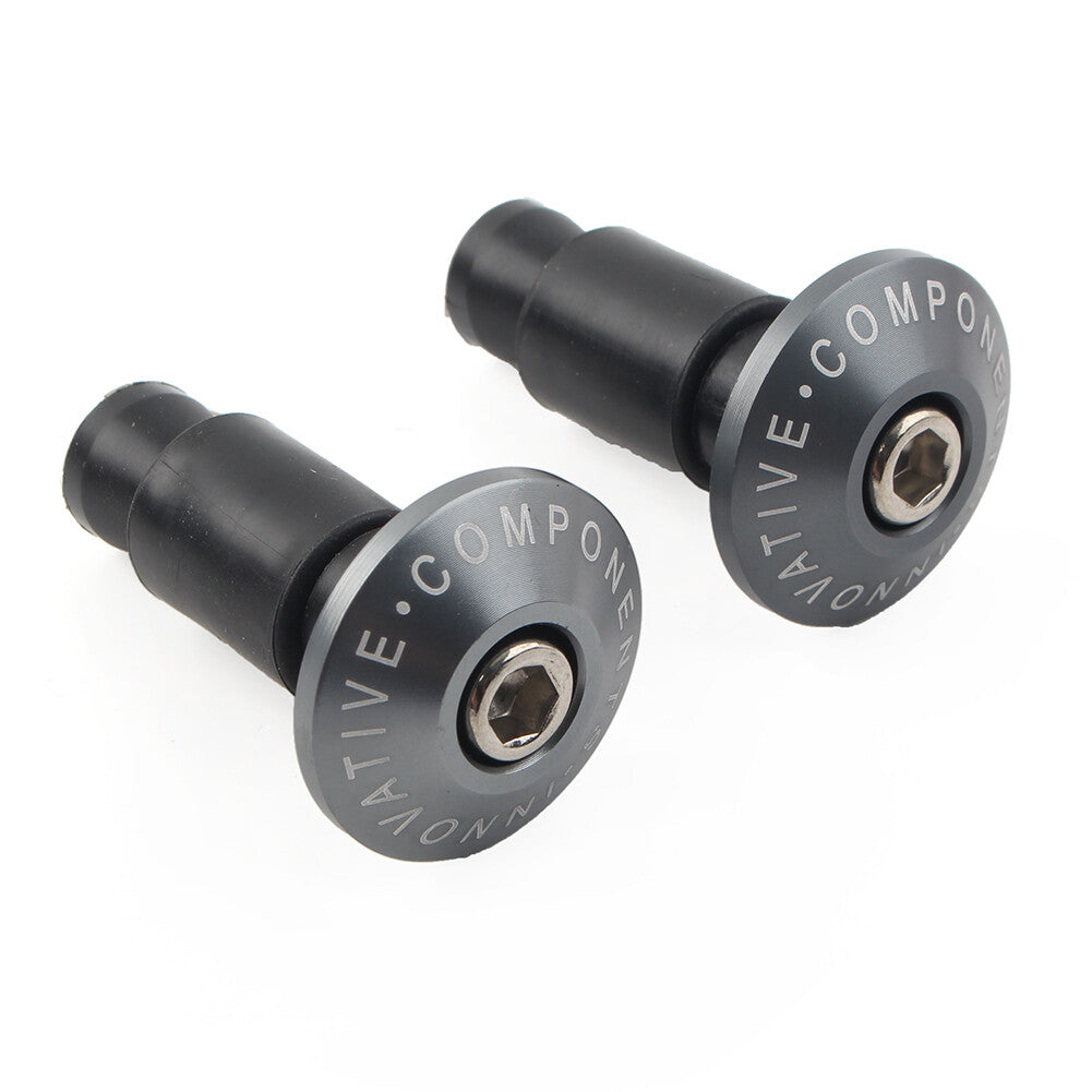 Motorcycle 7/8Handle Bar End Weights Handlebar Grips Cap Plugs Dirt bike Grey