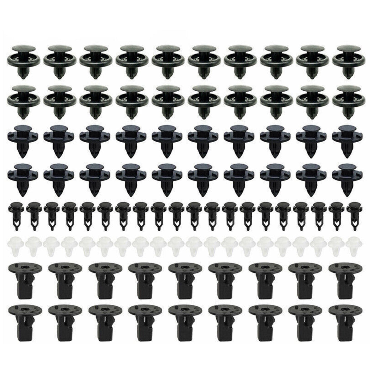 100PCS Vehicle Body Retainer Clips Kit Push Type Fasteners for Toyota  for Lexus