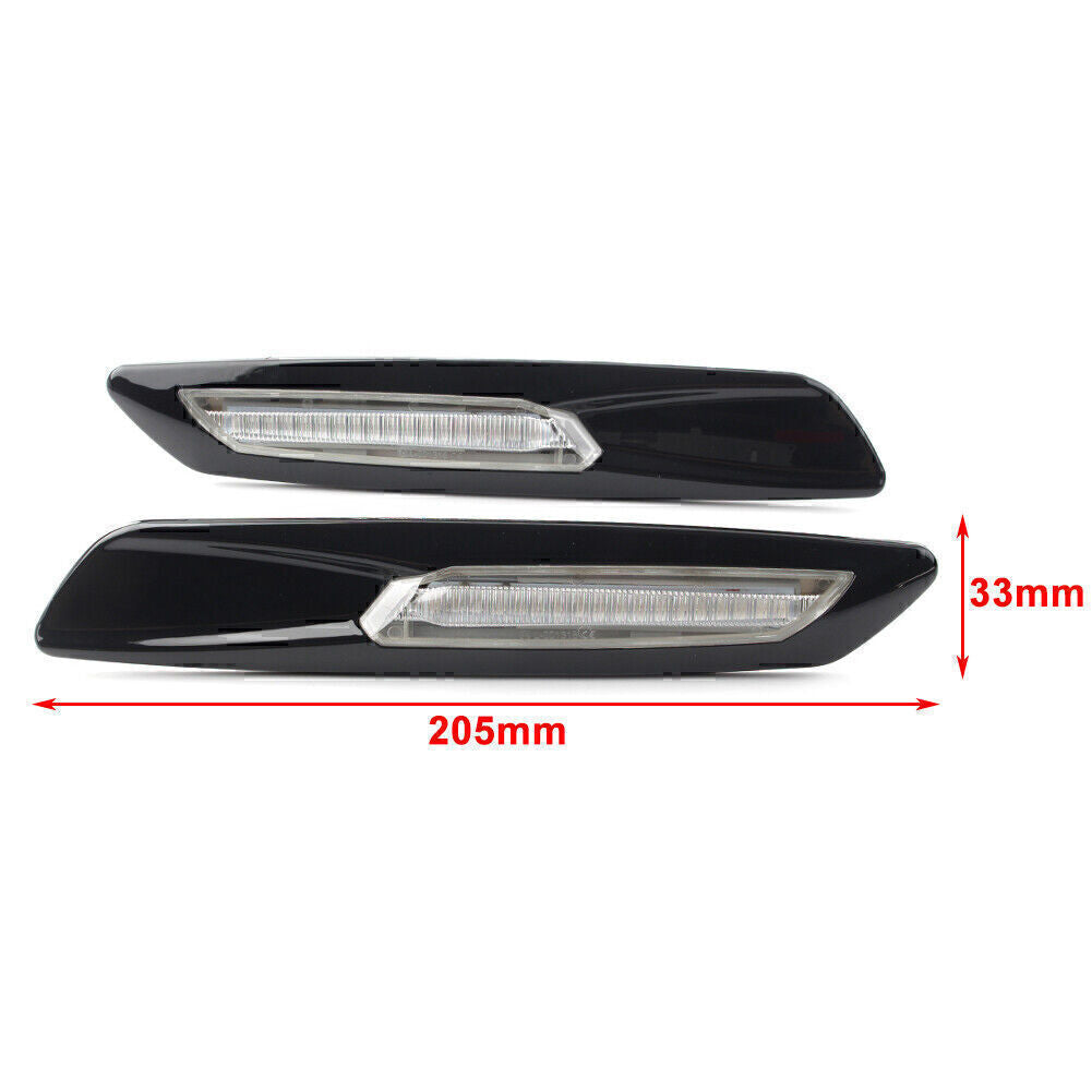 F10 Style Amber LED Side Marker Lights for BMW 1 3 5 Series E81 E82 E87 E88 E90