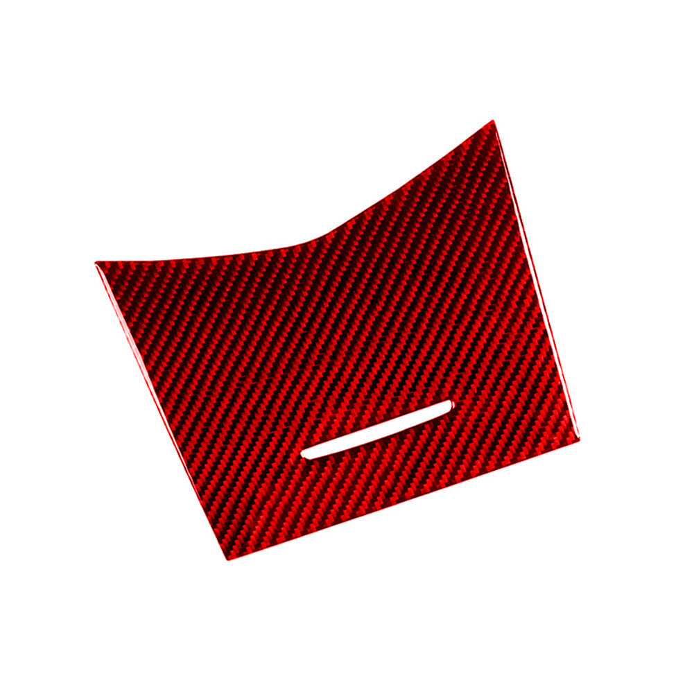 Red Carbon Fiber Storage Box Panel Trim Cover for Honda Accord Sedan 2003-2007