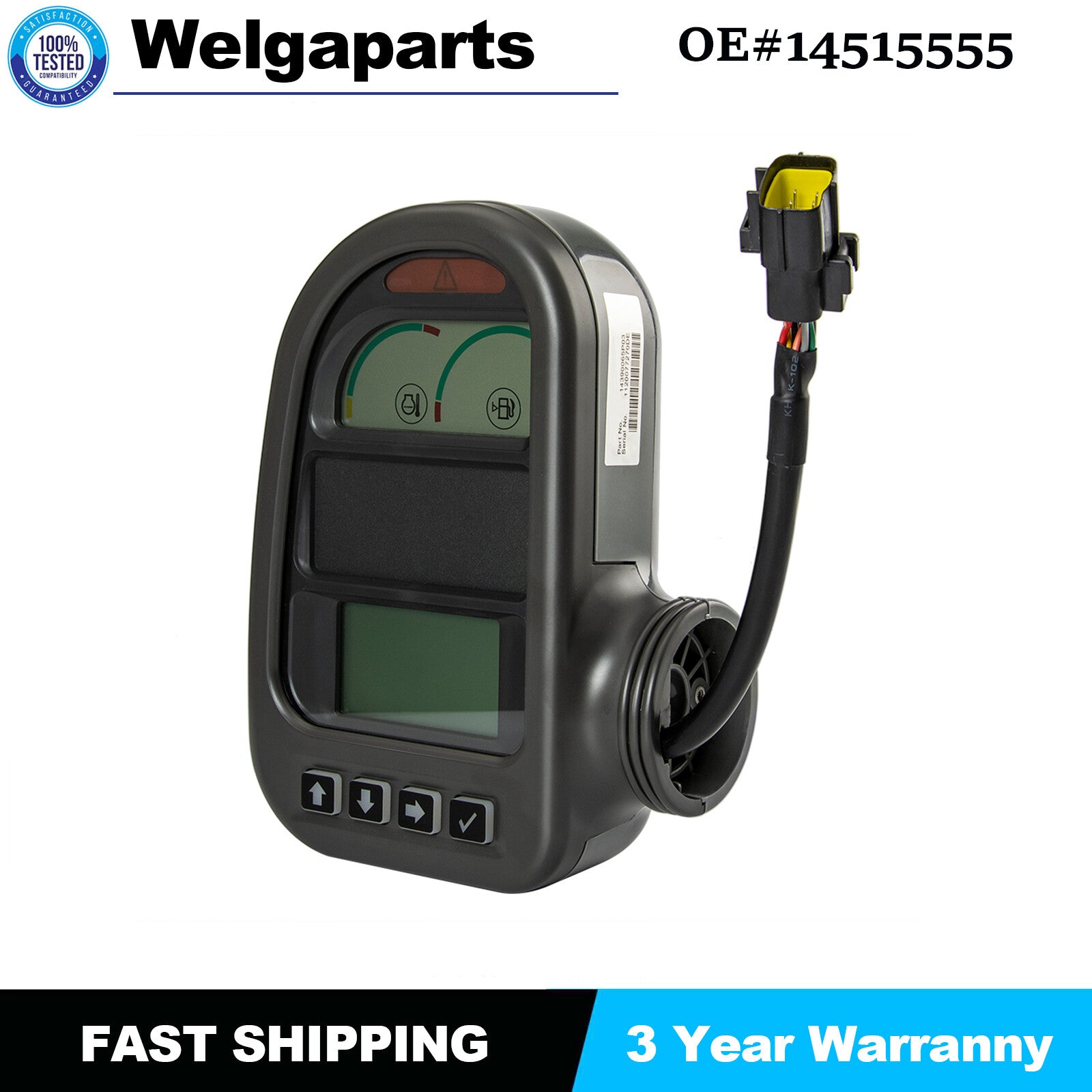 NEW for VOLVO Excavator ECU EC140B EC240B LCD Display Panel 14636301 14390065
