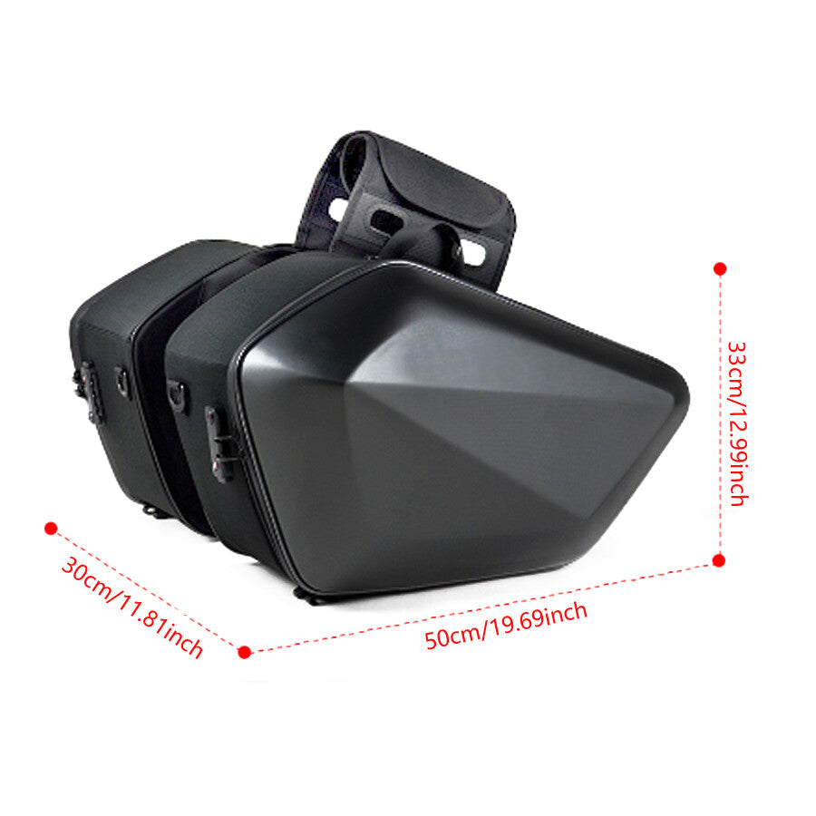 60-liter motorcycle side pocket hanging basket saddle bag waterproof bag luggage storage in the