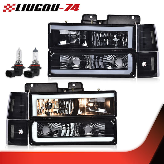 Suitable for 94-00 for GMC C/K SUBURBAN smoke corner headlamp BUMPER LAMP for black houses