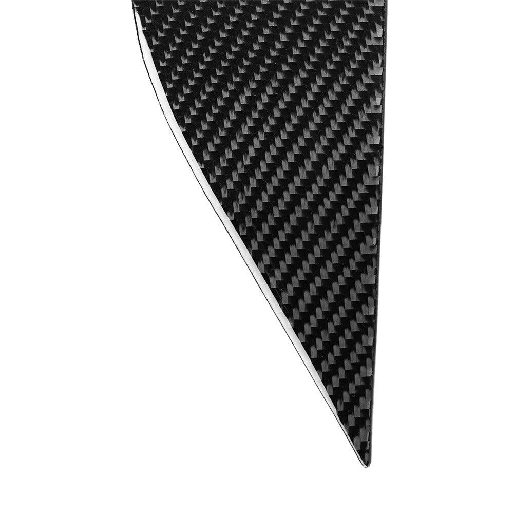 Carbon Fiber Headlight Eyebrow Cover Trim for Toyota for Land Cruiser Prado 2014-17