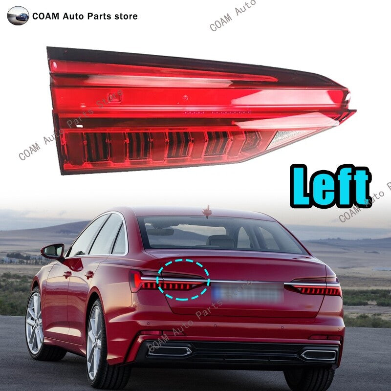 Left LED inner taillight assembly for Audi for A6 C8 2019 - 2023 brake lights