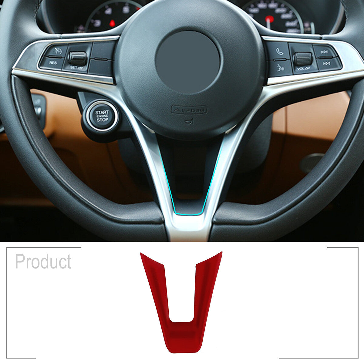 ABS oak wood grain window lift button frame trim for Toyota Sequoia 2022 - 2023