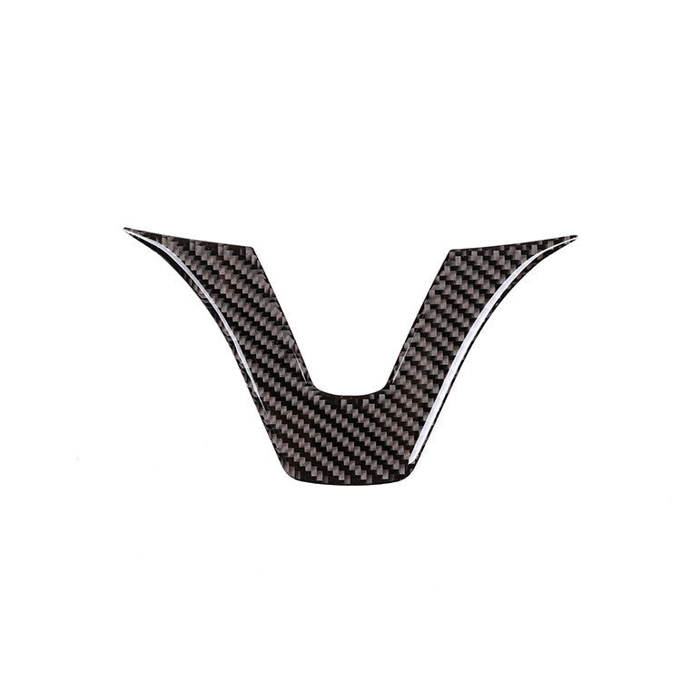 Carbon fiber steering wheel cover trim suitable for Mercedes C Glc W205 X253 CLA GLA