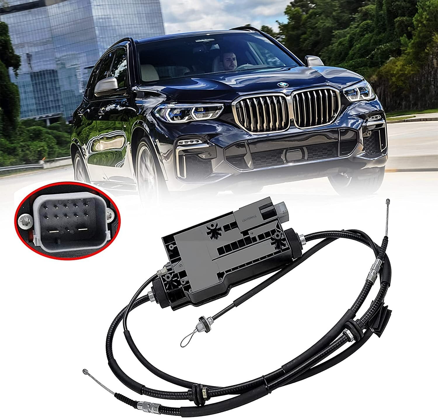 for BMW X5 E70 07-13 X6 E71 E72 08-14 Parking Brake Actuator with Control Unit