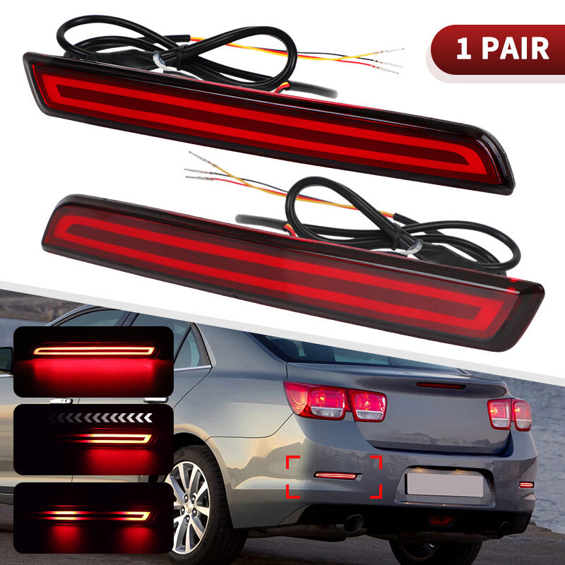 Rear Bumper Reflector Light For 2013-2015 for Chevrolet Malibu Brake Tail Lamp DRL