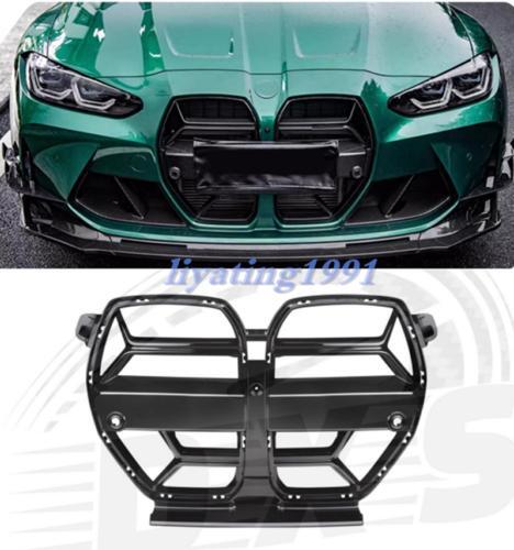 Front kidney grille ABS for BMW M3 G80 M4 G82 G83 2021-23 CSL style gloss black