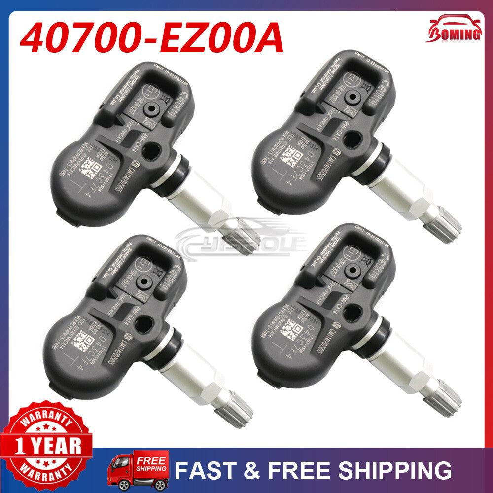 4-pack of new TPMS tire pressure monitoring sensors for Nissan Titan XD 2016-21 PMV-CA14