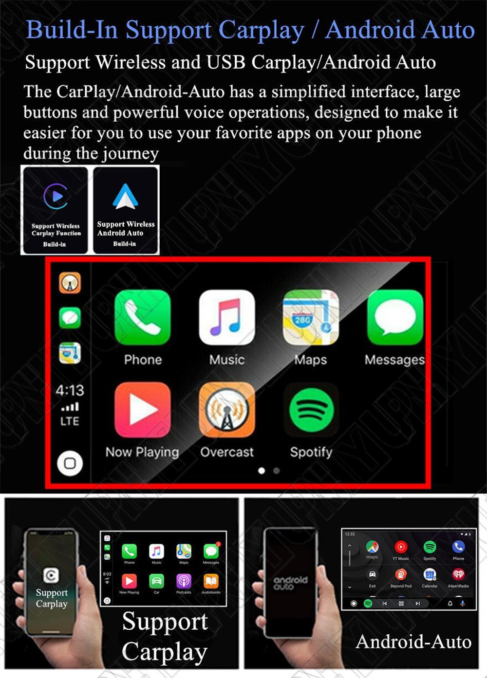 For 14-18 for Ford Transit Connect Carplay Stereo Radio GPS Nav FM BT WIFI Player 7