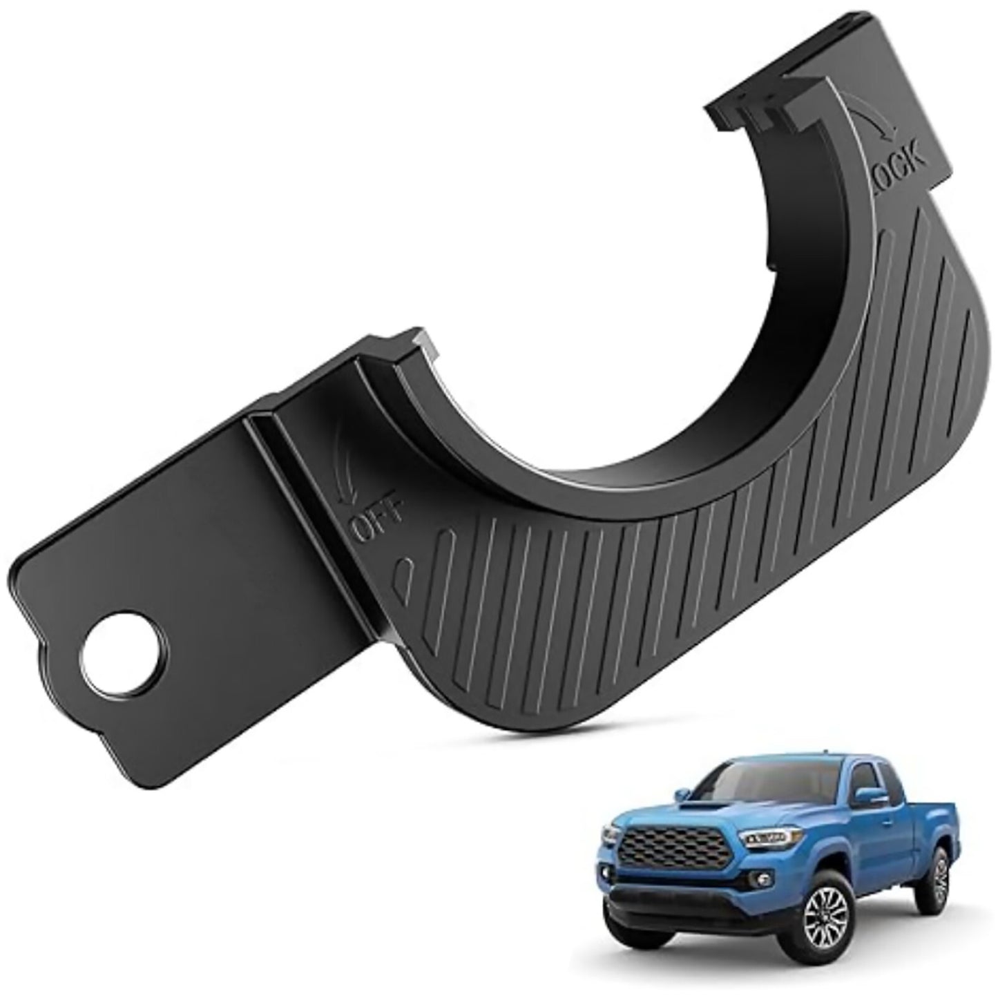 Black Gas Cap Holder Anti-Slipping Replace Kit for Toyota Tacoma 2016-2022
