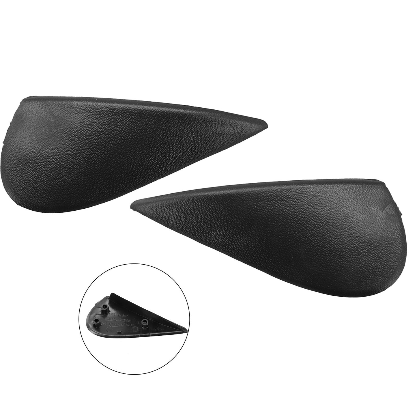 Pair Car Side Mirror Corner Triangle Fender Cover Trim 96318-3BA0A96319-3BA0A