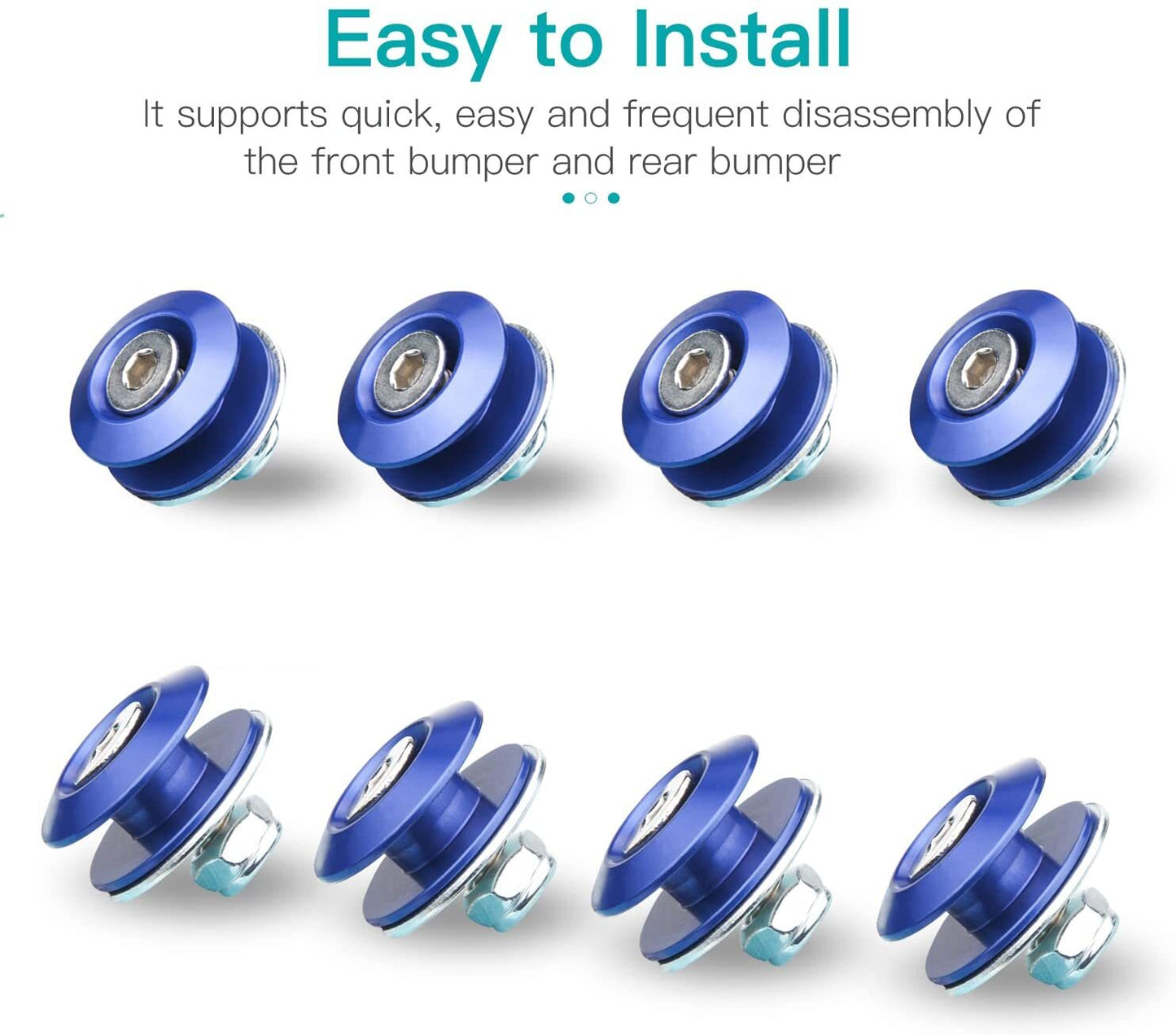 Car body molding anti-collision quick-release anti-collision buckle is suitable for car fender latch cover