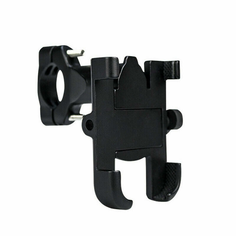 Black Metal Motorcycle Handlebar Mount Holder 360 Degrees Rotation Phone Holder