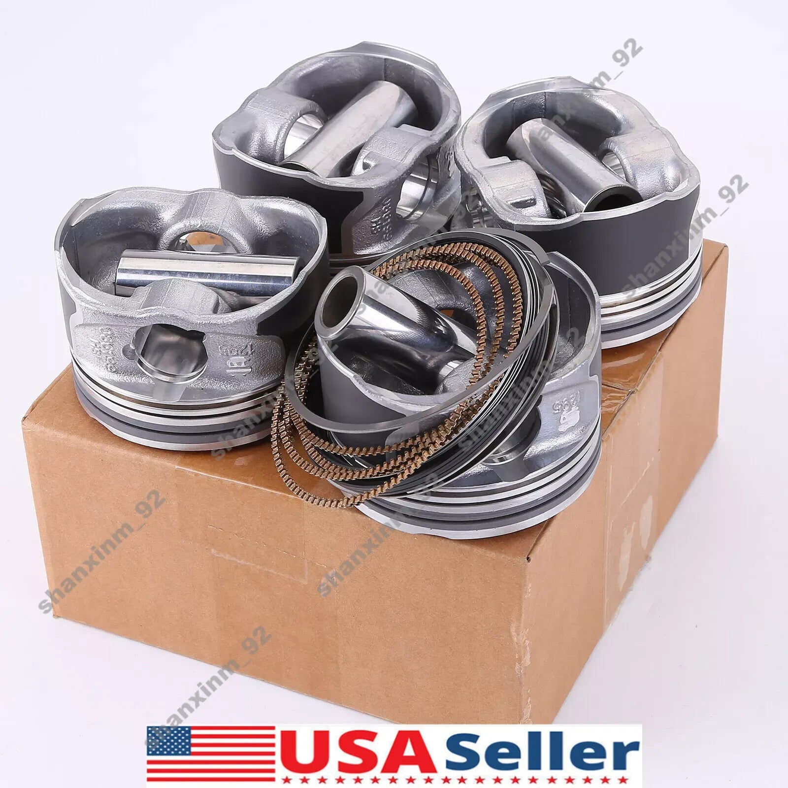 Engine 4x Pistons  Rings Kit for Buick GL8 for ES for Cadillac ATS XT5 for Chevrolet 2.0T