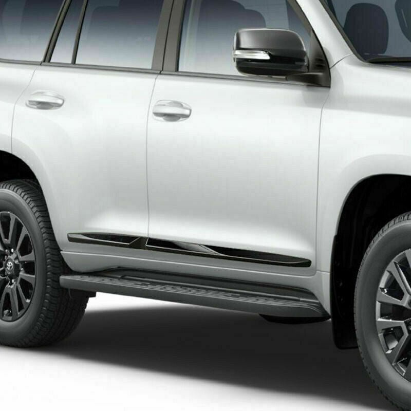 for Toyota Prado FJ150 2010-21 ABS Piano Black Body Moulding Strip Cover Trim 4x