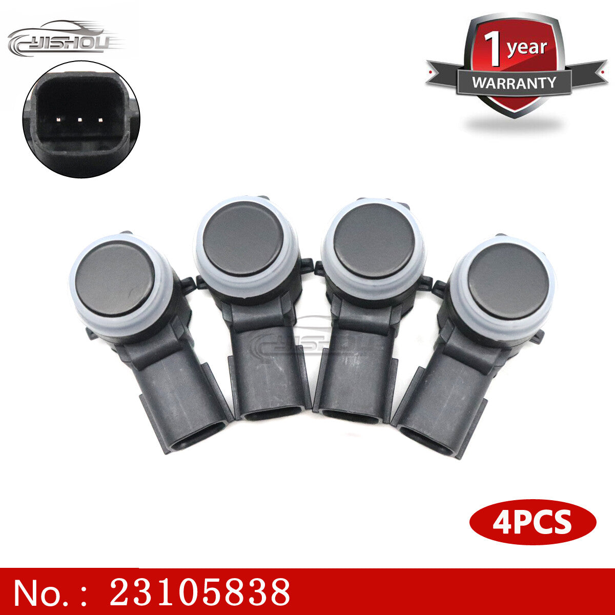 Car 4-piece PDC parking sensor assist bumper reverse for Cadillac 23105838