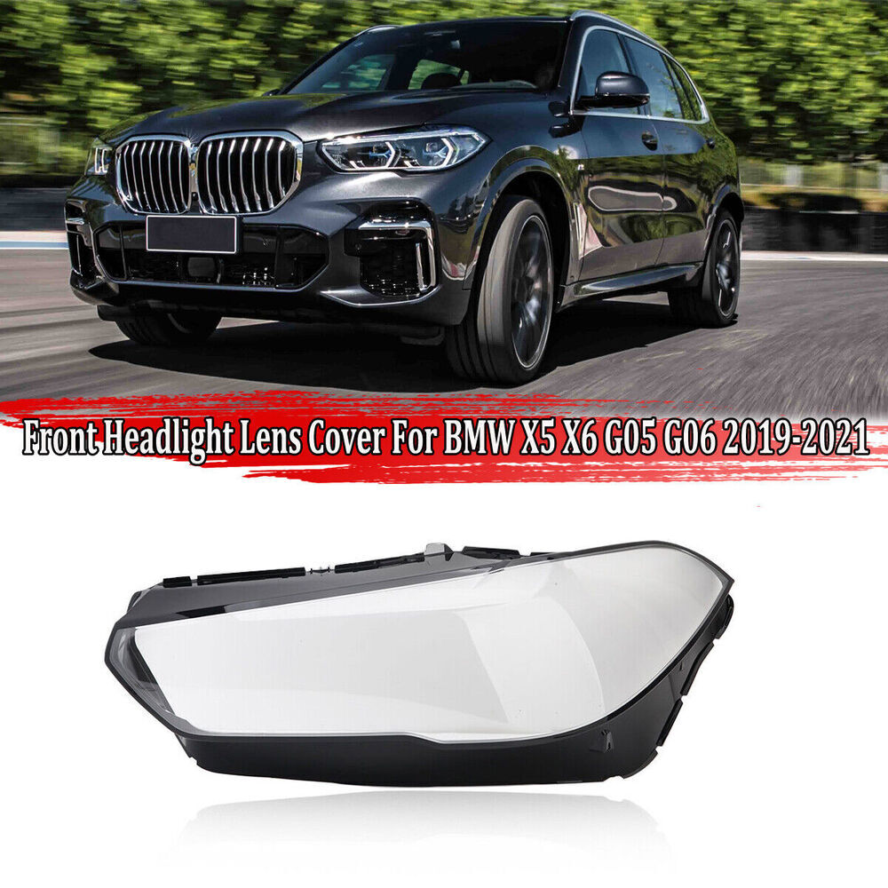 for BMW X5 G05 X6 G06 2019 2020 2021 Left Headlamp Headlight Lens Cover Shell