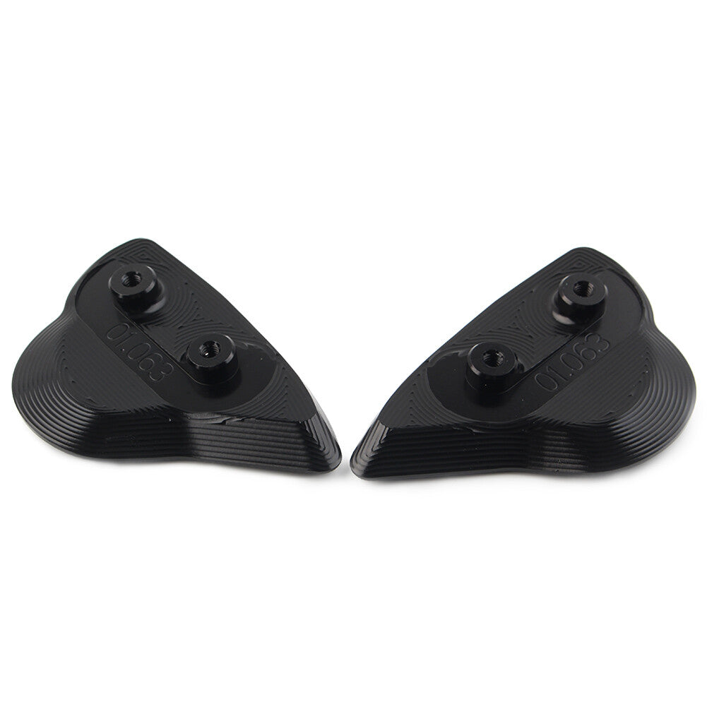 Rearview Mirror Block Off Base Plates Mount Cover for Yamaha YZF-R6 17-22 R7 BlK