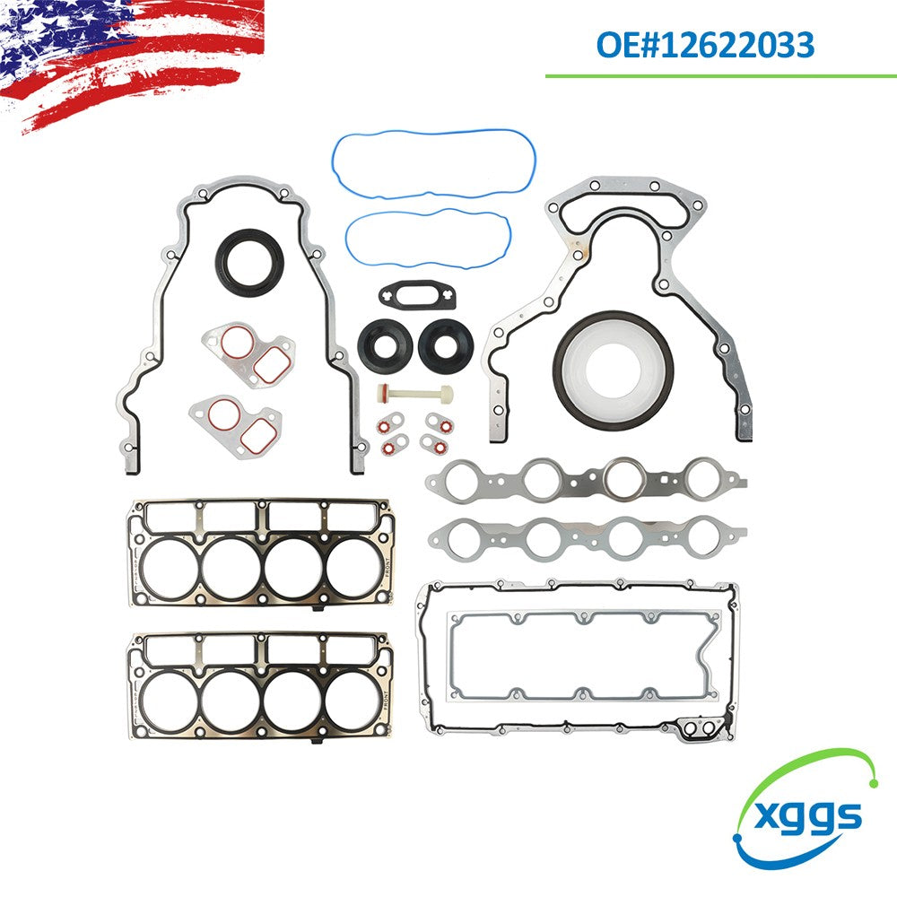 12573460 12622033 Suitable for LS1/LS6/LQ4/LQ 9/4.8/5.3 gasket kit T598129 12585673